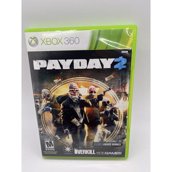 Payday 2 Microsoft Xbox 360 Video Game Complete With Manual - TESTED - Picture 1 of 7